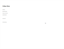Tablet Screenshot of celinediais.com